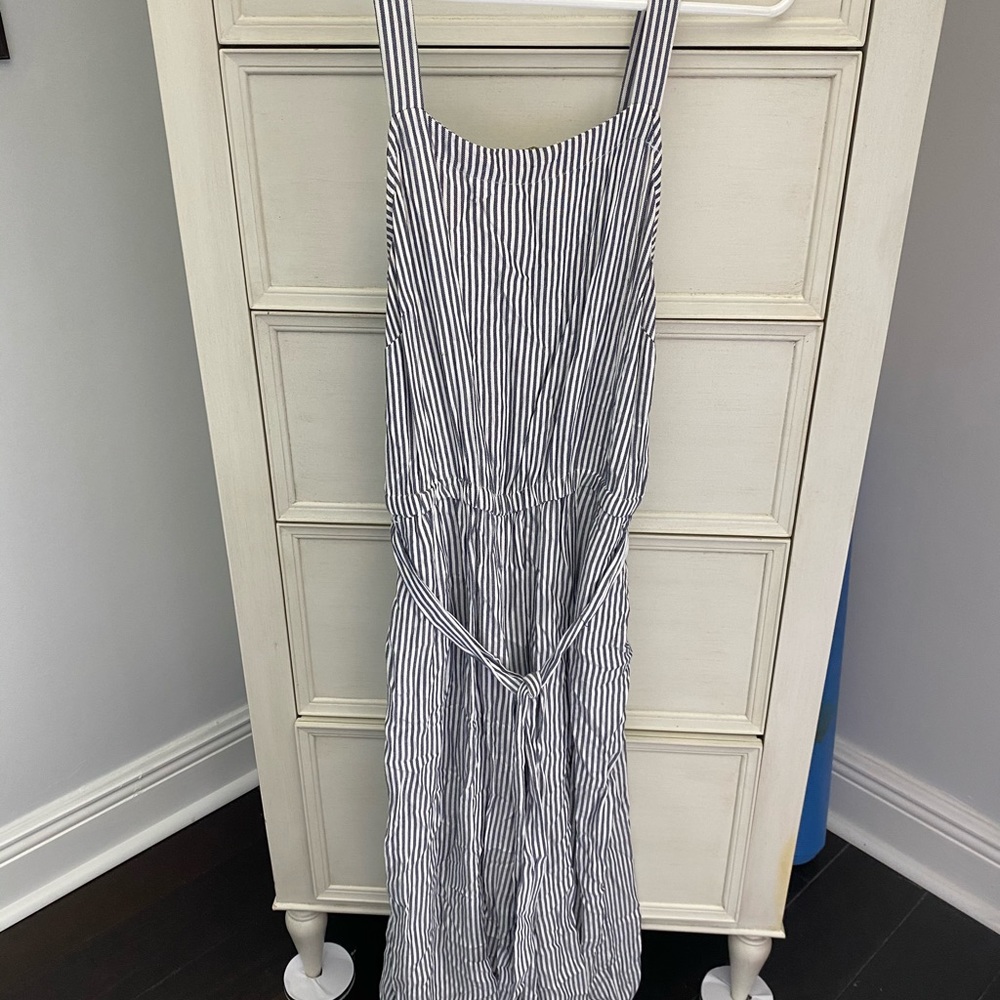 Striped jumpsuit